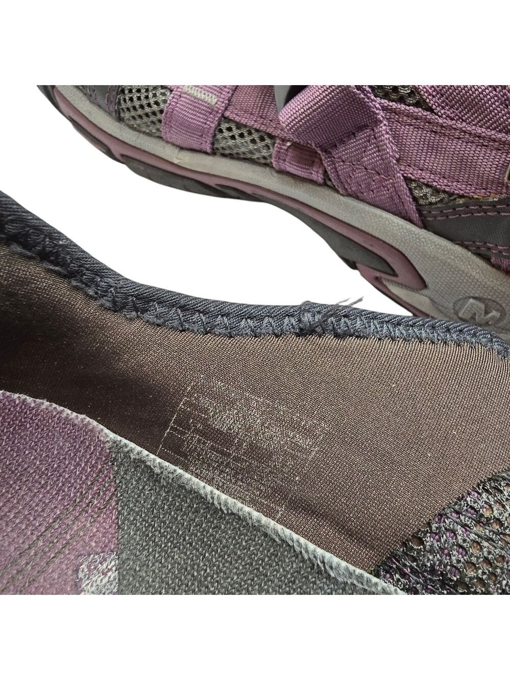 Merrell Purple Black Sandals 8 - Picture 8 of 10